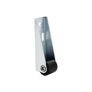 Rueda Inferior para Puerta Corredera, Aleación de Zinc Plateada, Rodillo Telescópico Plano, Accesorio de Ferretería - Product Image 1