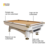 Table de billard professionnelle en bois massif avec retour de balles, personnalisable, style américain, pour bars et clubs – Meilleures ventes