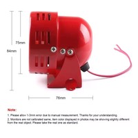 12V 110dB voiture Air Raid sirène klaxon électrique alarme sonore fort incendie sécurité sauvetage pour voiture camion moto vélo