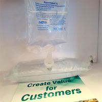 BFS Machine le pic des fluides IV Remplissage et scellage de sacs souples sans PVC