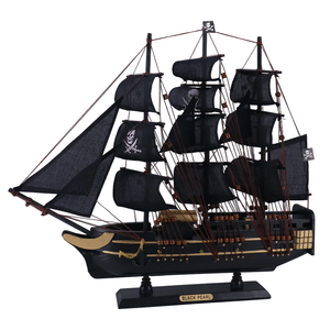 Modelo de Barco Pirata de 50 cm, Barco Perla Negra, Decoración para el Hogar, Regalos, Barco de Madera con Águila, Modelo de Barco Bonty - Product Image 2
