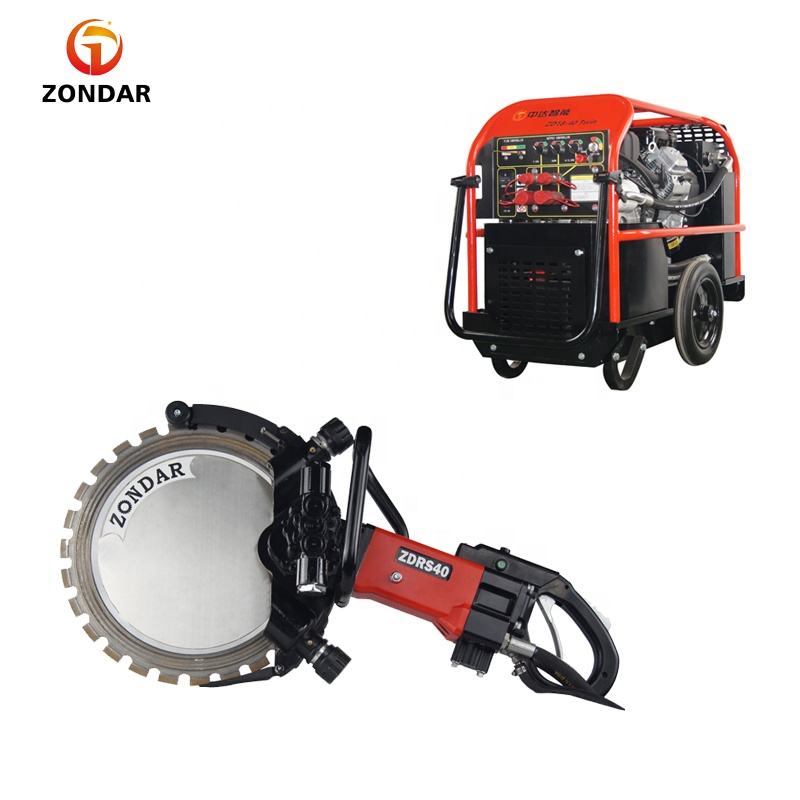 Máy cưa vòng thủy lực cầm tay, cắt bê tông tường thủy lực