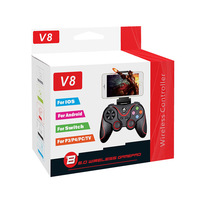 Manette de jeu mobile V8 V13 X3 T3 sans fil IOS Android P3 P4 Switch, manette multifonctionnelle