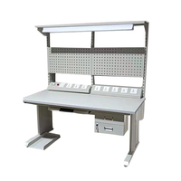 Table d'atelier industrielle ESD pour ligne de production Leenol