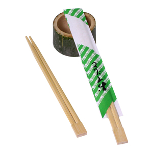Logo impreso Ramen <span class=keywords><strong>Sushi</strong></span> Tensoge Twin Chopstick <span class=keywords><strong>Palillos</strong></span> desechables de bambú chino <span class=keywords><strong>con</strong></span> funda de paquete de papel - Product Image 6