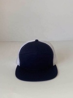 Casquette brodée à visière plate en tissu polaire performant à motif feuille tropicale, personnalisable avec logo, faible MOQ, en promotion