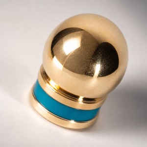 Tapa de Perfume de Aluminio y Plástico con Recubrimiento Electrolítico de Aleación de Zinc, Color CMYK/RGB, a Prueba de Niños, Antiderrames, Capacidad de 10 ml - Product Image 3