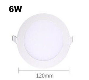 Luz de <span class=keywords><strong>panel</strong></span> de techo <span class=keywords><strong>LED</strong></span> empotrada 3W 6W 12W 15W Blanco cálido Blanco frío Luz de <span class=keywords><strong>panel</strong></span> <span class=keywords><strong>LED</strong></span> redonda - Product Image 3