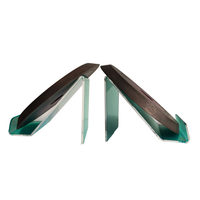 Meule diamantée à liaison résine de haute qualité, technologie avancée, 1V1 125X20X10X8X45 degrés, pour machine de meulage CNC à cinq axes