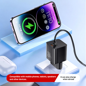 <span class=keywords><strong>Chargeur</strong></span> rapide 20W Shenzhen Lvxiangyuan, prise EU, double port PD/QC3.0, certifié CE, compatible avec les appareils électriques OTP, les téléphones portables et les tablettes. - Product Image 3