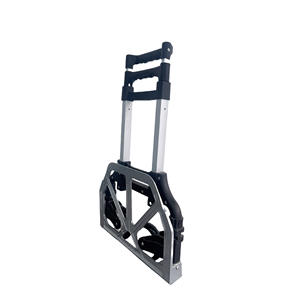 Chariot à main/chariot en aluminium personnalisable OEM Chariot d'entrepôt pliable d'une capacité de 176 lb avec poignée réglable Outils de rangement - Product Image 4