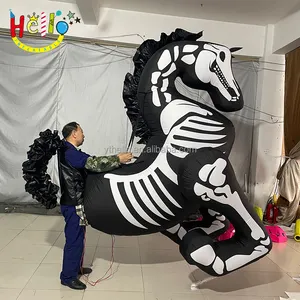 Креативный Надувной Костюм черной лошади, надувная Зебра для парада, украшение для мероприятия
