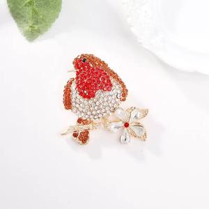 Bijoux pour enfants <span class=keywords><strong>Amazon</strong></span> Hot exquis petit oiseau mignon animal <span class=keywords><strong>broche</strong></span> plein de diamants femmes pull manteau <span class=keywords><strong>broche</strong></span> transfrontalier - Product Image 2