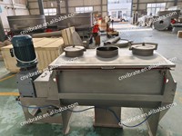 Mélangeur à ruban industriel VBJX en acier inoxydable à grande vitesse pour poudres sèches, céréales et farine, avec distributeur