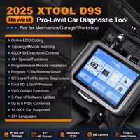 D9S OBD2 Scanner Engine Analyzer Diagnostic Tool 9.7" Touch Screen ECU Coding Auto Key Programming 2 Year Universal Vehicles
