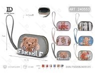 Portamonete Semicircolare da 5 Pollici con Cerniera e Cinturino da Polso, Mini Portafoglio in Microfibra e Pelle Sintetica per Donna - Product Image 1