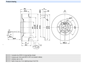 Ebm-papst R1G175-AB41-02 Centrifugal Fan Industrial Cooling High Efficiency Low Noise Long Life Stable Performance OEM 48V IP22 - Product Image 4