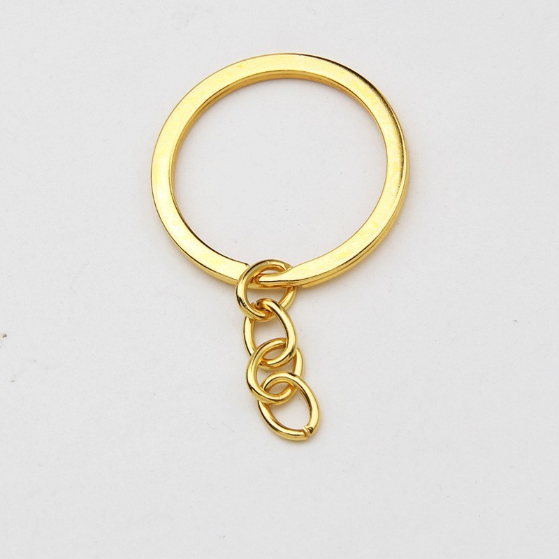 Anillo plano de 30 mm con cadena O de 4 eslabones