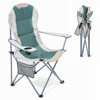 Chaise de camping pliable moderne en fer légère pour 2 personnes NBT Outdoor, portable pour la randonnée, la plage et la pêche