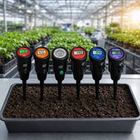 Détecteur rapide de fertilité du sol, humidité, nutriments, température et humidité, NPK, pH, détecteur portable et complet