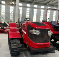 Tracteur chenillé multifonctionnel KATOCASE pour usage agricole (rizière, terres arides et vergers) avec boîte de vitesses et roulements, rayon de braquage court