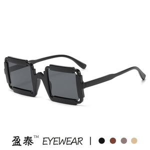 Eyewear <b>Square</b> <b>Sunglasses</b> UV400 PC Frame Unisex Fashionable Street Style - Product Image 2
