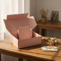 Direktverkauf ab Werk: Gewellte Faltbare Kleidungs-Papierboxen, Matte Versandkartons für Geschenk- und Versandverpackungen