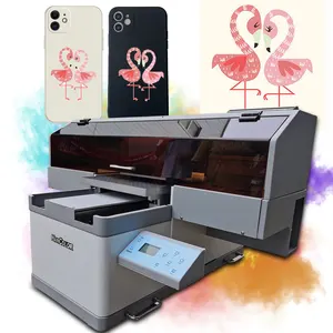 High Quality Hancolor A3 UV Printer With Double Eps XP600 Heads Flatbed Printer Machine For Making Mobile Phone Shell
