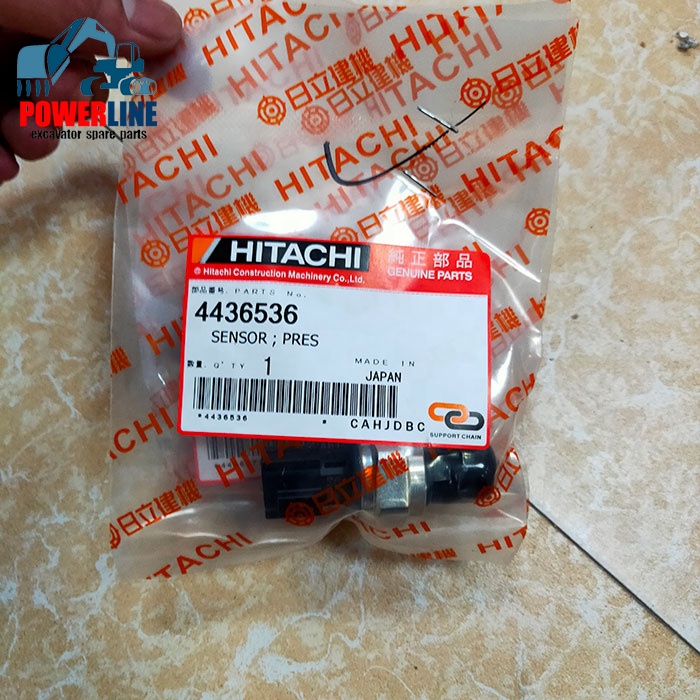 Hydraulic Pump Pressure Sensor 4436536 for Hitachi ZX200/ZX210