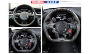 Kit de Volante Deportivo de Cuero Completo con LED para Audi R8 2016 - Product Image 6