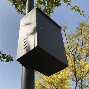 מארז הרכבה על מוט SAIPWELL תיבת חשמל מתכת חיצונית מארז מצלמות במעגל סגור IP65 תיבת עמיד למים תיבת NEMA <span class=keywords><strong>IP66</strong></span> עמיד למים - Product Image 2