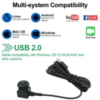 1MP 720P 2MP 1080P 4K 8MP OTG Android Webcam Tipe-C UVC Mini CCTV Full HD Sudut Lebar 160 Derajat CMOS Audio Industri Kamera Mikro