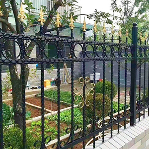 Cercas Decorativas <span class=keywords><strong>de</strong></span> Hierro Forjado y Acero Galvanizado <span class=keywords><strong>de</strong></span> Fácil Instalación <span class=keywords><strong>para</strong></span> Jardines, Villas, Áreas <span class=keywords><strong>de</strong></span> Piscina, Sitios <span class=keywords><strong>de</strong></span> Construcción y Uso Doméstico - Product Image 3