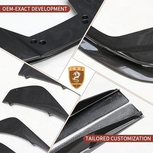 फेरारी 488 जीटीबी सिपर बॉडी किट रेट्रोफिट वेर्स स्टाइल फ्रंट लिप रियर डिफ्यूज़र फिट - Product Image 5