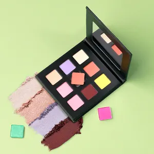 Vegan Makeup High Pigment Lidschatten-Palette Private Label Custom Design Lidschatten-Palette Günstige Schatten-Paletten