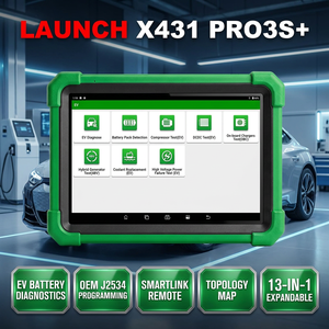 LAUNCH X431 PRO3S+ Escáner <span class=keywords><strong>de</strong></span> Nueva Energía con 2 Años <span class=keywords><strong>de</strong></span> Garantía / Herramienta <span class=keywords><strong>de</strong></span> Diagnóstico con WiFi, Codificación en Línea, Programación y Pruebas Activas - Product Image 6