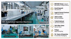 En stock – Tubes de brillant à lèvres carrés vides de 7 ml, élégants et luxueux, transparents, roses, bleus, blancs, noirs, ou noirs mats, pour marque privée - Product Image 2