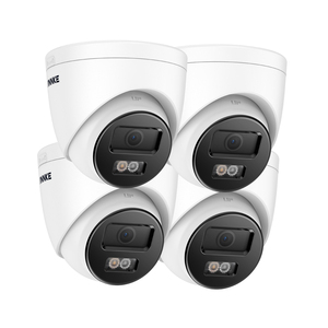 กล้องวงจรปิด ANNKE AC500 3K 5MP ชุด 4 ตัว ระบบ PoE IP Network พร้อมไฟอัจฉริยะแบบคู่ เสียง 2 ทาง รองรับ H.265 มาตรฐาน IP67 กล้องวงจรปิดรักษาความปลอดภัยแบบเรียลไทม์ - Product Image 1
