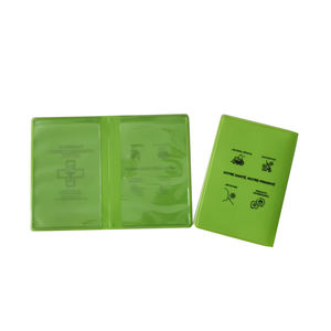 Custom impermeabile PVC titolare della carta di assicurazione, polizza di assicurazione di plastica porta documenti, carta d'identità in vinile - Product Image 6