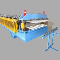 Machine de fabrication de panneaux de toiture en acier coloré entièrement automatique haute performance Bangnuo avec engrenages et pompe, haute productivité