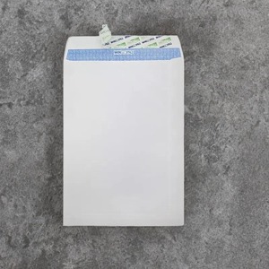 C5 Custom OEM Business Sobres PEFC Certified 6x9 White Peel & Seal Closure Papel impreso con estilo de bolsillo - Product Image 1