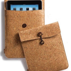 Boshiho Eco Friendly Pad Holder Customized Cork <b>Laptop</b> <b>Sleeve</b> Vegan Cork Pad Bag for Women - Product Image 6