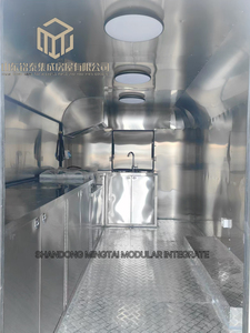 Cuisine mobile en acier inoxydable de 13 pieds entièrement équipée pour la vente de snacks, bonbons, chips, utilisation en extérieur, <span class=keywords><strong>remorque</strong></span> alimentaire - Product Image 6
