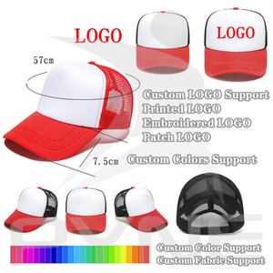 Casquettes de sport en mousse à 5 panneaux respirantes personnalisées en gros, chapeaux en maille, broderie personnalisée, casquette de camionneur - Product Image 2