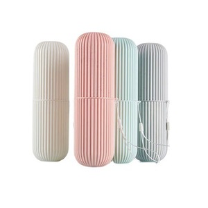 Boîte de rangement portable en plastique pour brosse à dents et dentifrice, avec support pour gobelet de bain de bouche, pour la maison et la salle de bain - Product Image 6