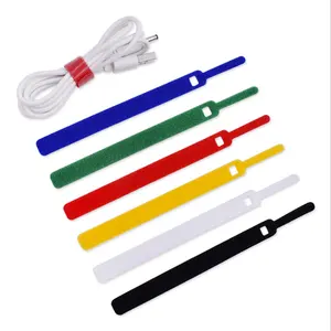 Высококачественный цветной крючок и петля для кабельной стяжки, 145 мм * 11 мм