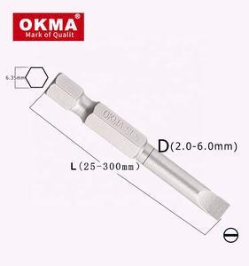 OKMA S2工业螺丝刀头商用开槽SL 2 4 5电动数控加工钻头65毫米定制钻头 - Product Image 6