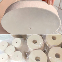 6" 8" 10" Diameter * 2" Thickness Wool Felt Polishing Wheel Jade Glass Metal Fine Buffing Mirror Finishing Bench Grinder Tool