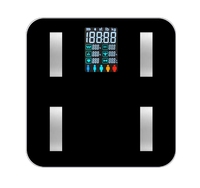 Báscula OEM que analiza inteligentemente la composición del cuerpo humano Báscula de cuerpo humano de baño con pantalla grande