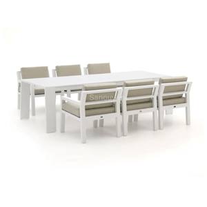 Set di mobili moderni esterni in legno di Teak Salon De Jardin Exterieur divano componibile divano in <span class=keywords><strong>vimini</strong></span> <span class=keywords><strong>e</strong></span> <span class=keywords><strong>Rattan</strong></span> - Product Image 1